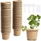 50-Pack Round 4.25" Seed Starter Peat Pots Biodegradable Seedling Tray with Plant Labels